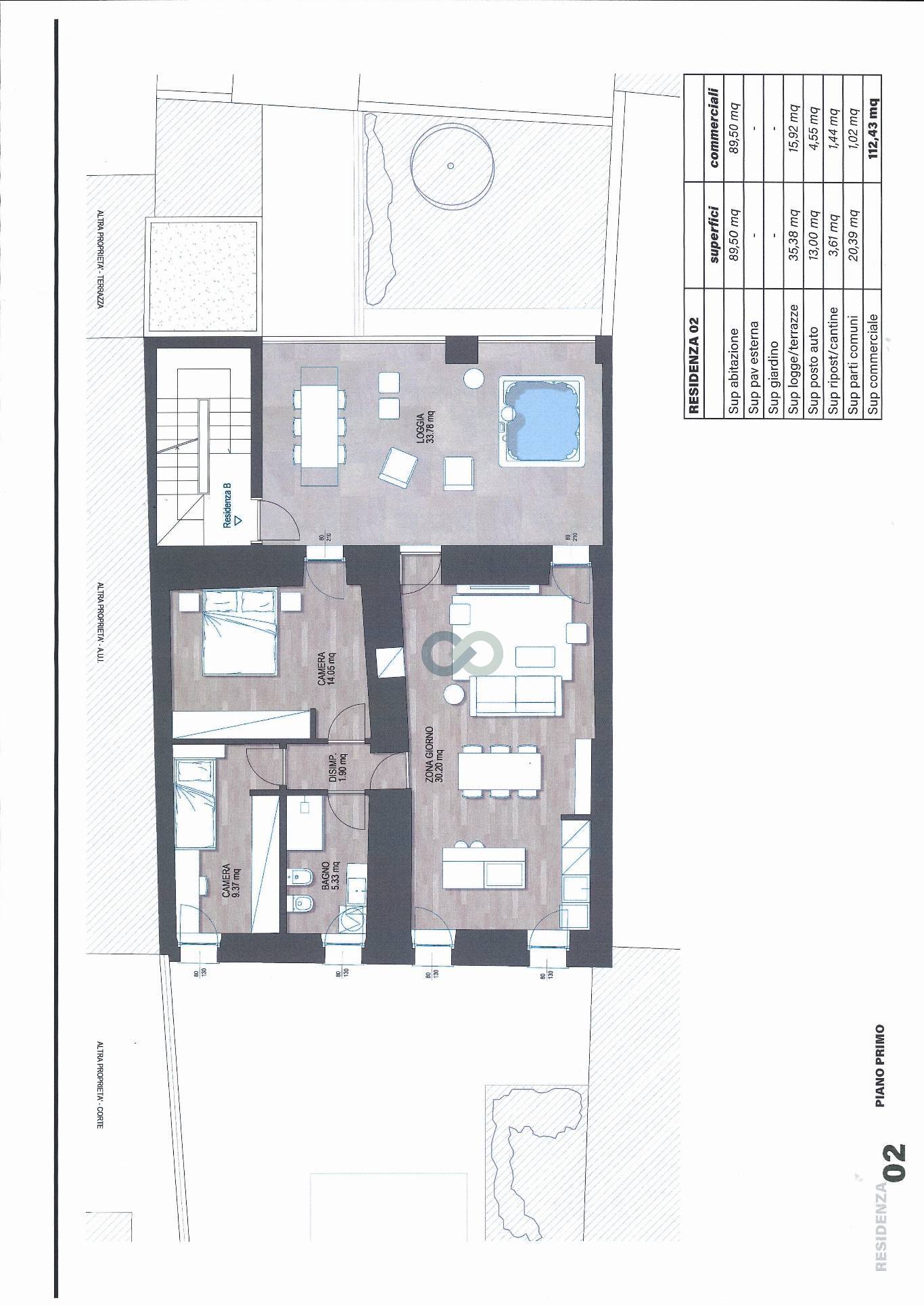 TRILOCALE CON LOGGIA 2