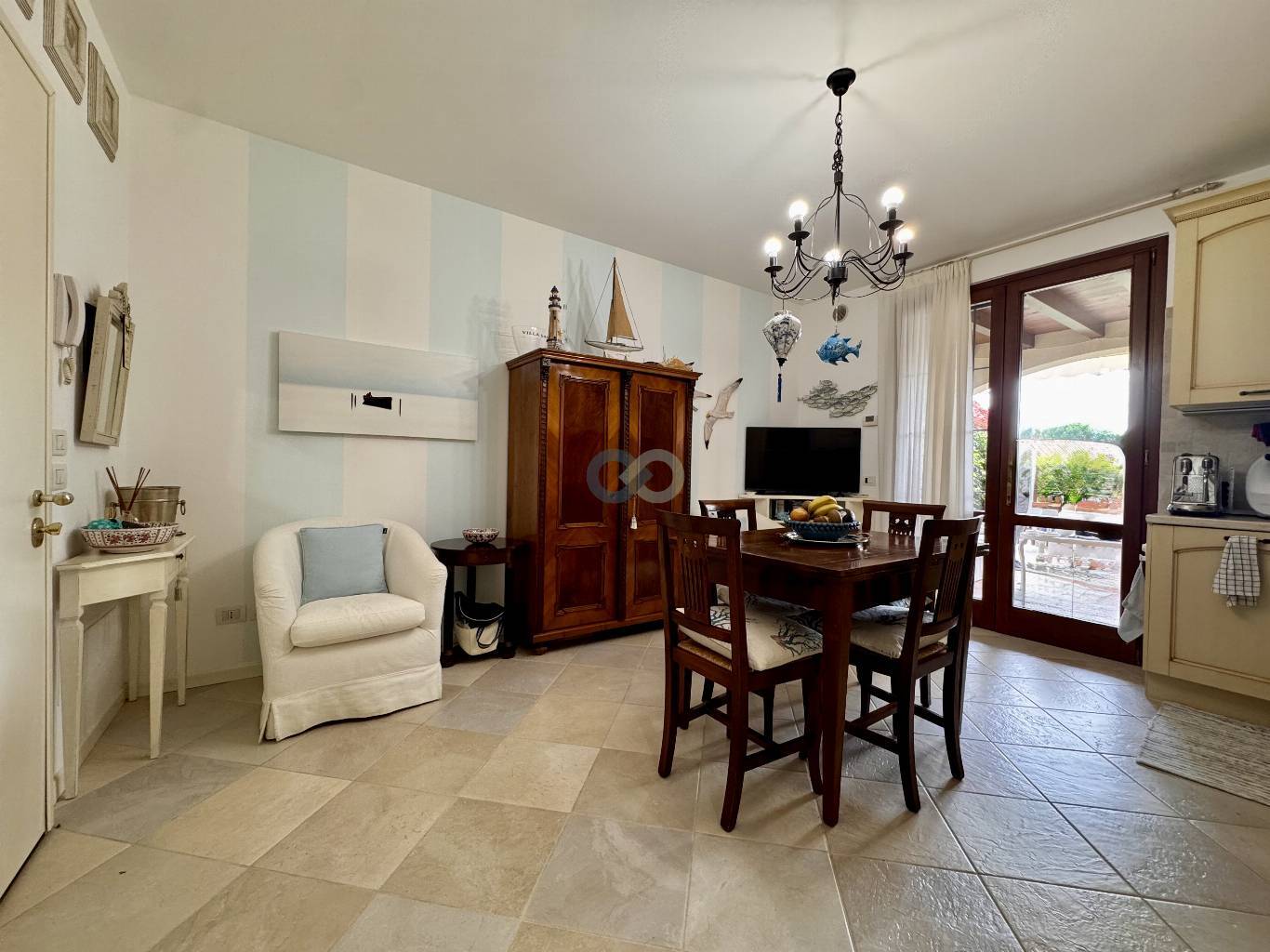 Trilocale con giardino in Residence 22