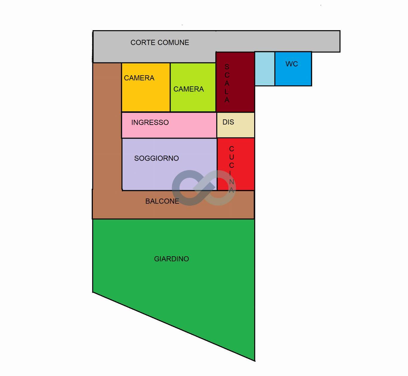 Bifamiliare piano terra con giardino 42