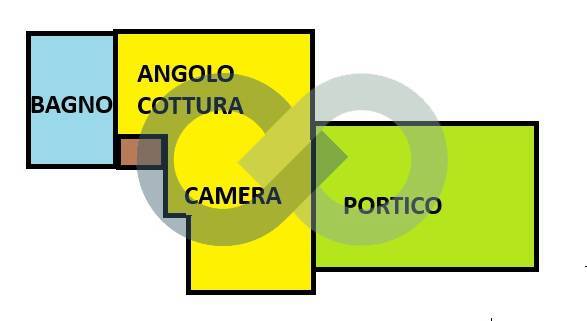 MONOLOCALE ARREDATO PIANO TERRA 1